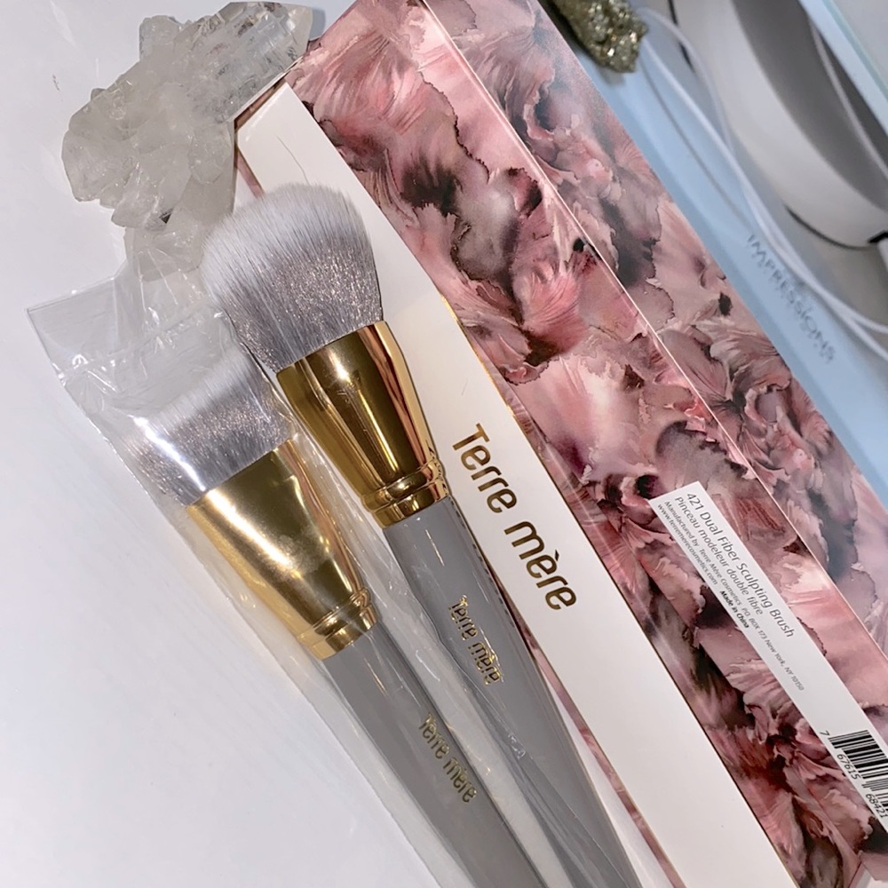 Dual Fiber Makeup Brushes set of 2